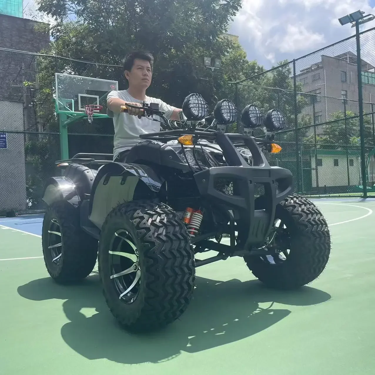

ATV Big Bull Beach Bike All-terrain Mountain Off-road Motorcycle Fuel Four-wheeled Recreational Motorcycle