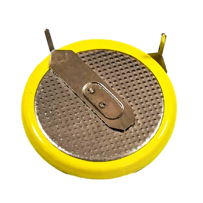 090F 2 Pack LIR2025 LIR 2025 3.6V بطاريات ليثيوم قابلة لإعادة الشحن مع دبابيس لعملية التحكم عن بُعد