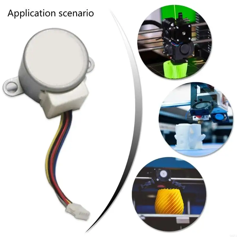 موتور 24BYJ48 5 فولت تباطؤ محرك متدرج 4-phase 5-wire كاميرا لا سلكية شاشات محرك متدرج 4 المرحلة 5 سلك