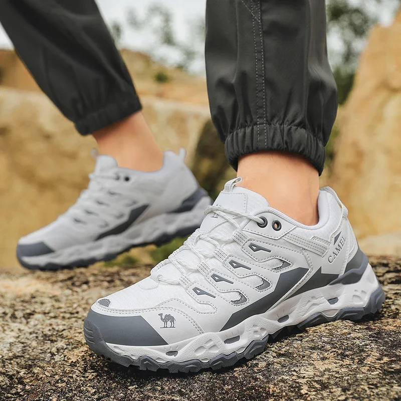Herren Wanderschuhe Sportschuhe Trekking-Trainingssneaker Atmungsaktive Damen Camping-Jogging-Schuhe Rutschfeste Kletterschuhe für Outdoor-Wanderungen – Detail 12