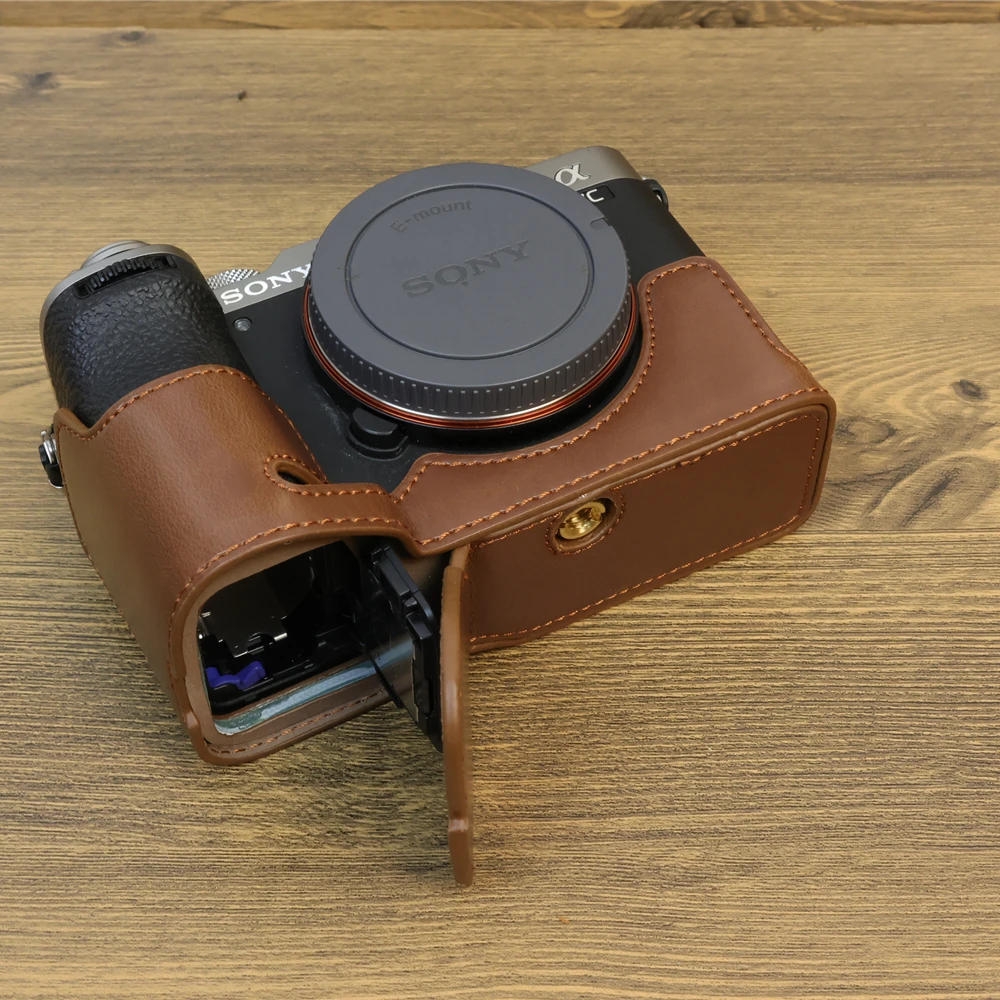 A7C2 PU pół-podstawowa obudowa obudowa ochronna obudowa do Sony A7CII A7CM2 A7C II , A7C Mark II, alfa 7C II, kamera ILCE-7CM2