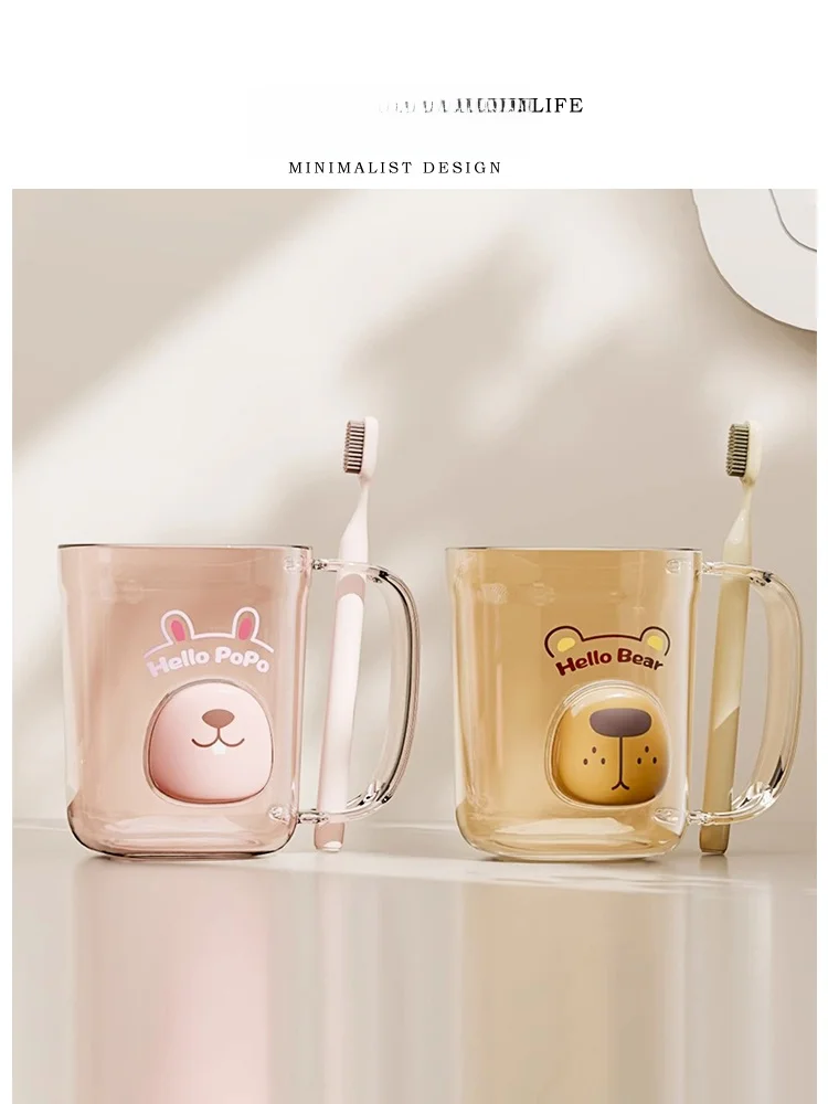 

Tlife Plant Couple Toothbru Cup Fly of Tee Luxury Mouthwa Wa Cup Home Batoom Creative Plastic Storage Organizer