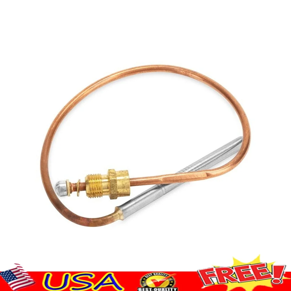 

Universal Thermocouple Kit 12in High Temperature Sensor Compatible HVAC Applications Easy Installation Durable Components