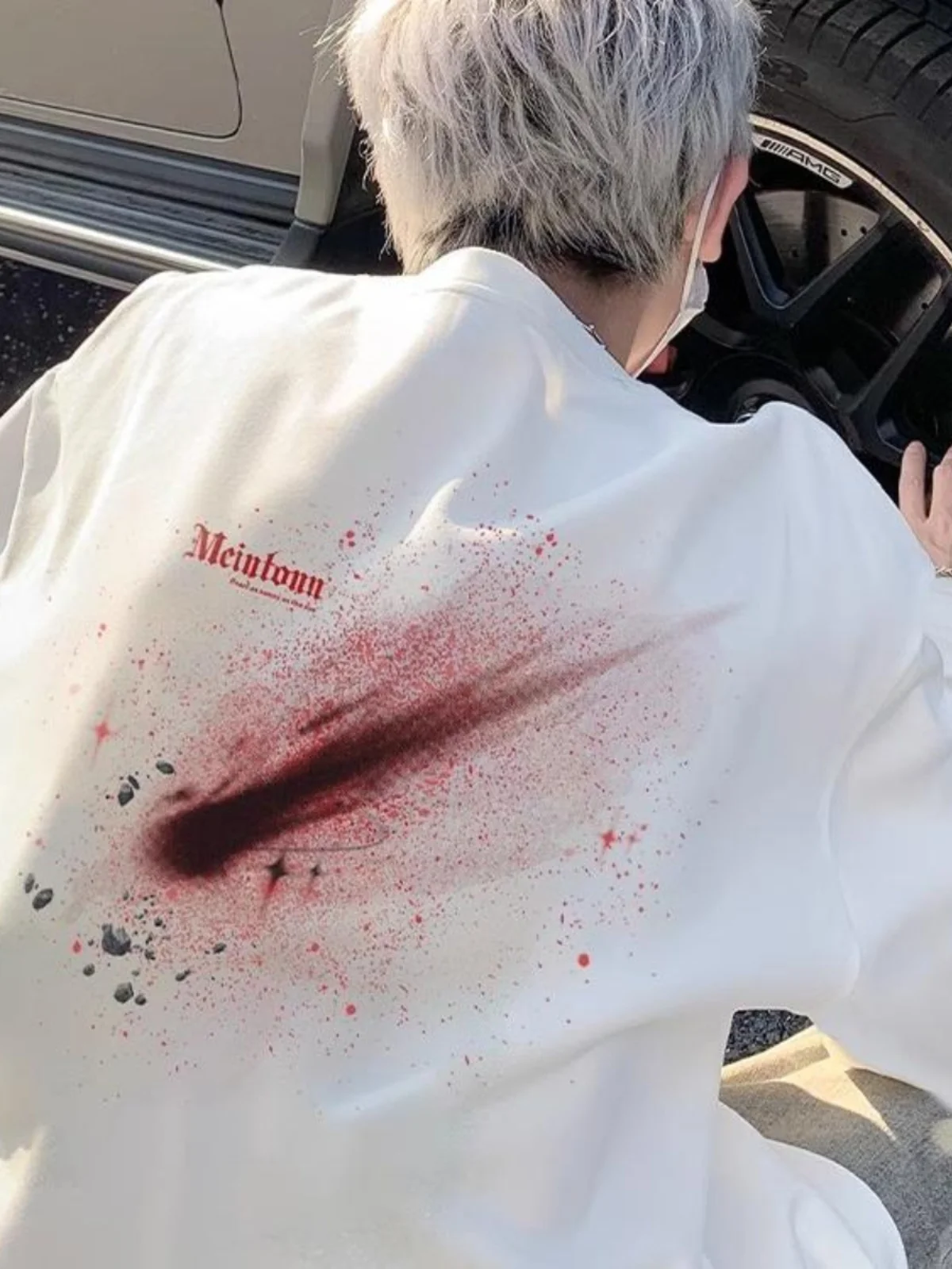 

Мужская футболка American Style большого размера из 100% хлопка, плотная, с длинным рукавом, круглым вырезом, весна-осень, новинка