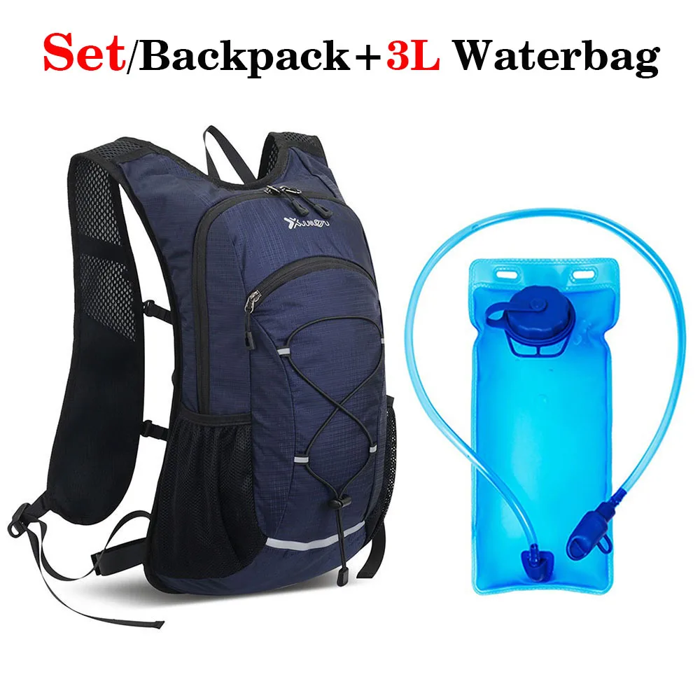 New Bike Riding Water Bag Backpack Portable Waterproof Rucksack Hydration Bag 3L Outdoor Sports Running Inner Bladder Knapsack