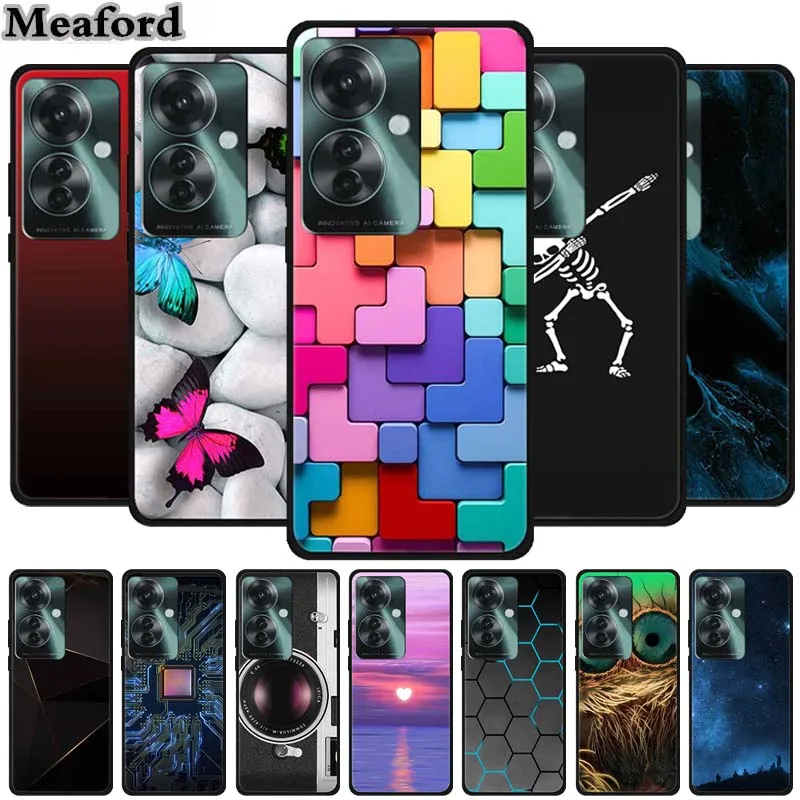 

For OPPO RENO11 A Case Luxury TPU Soft Silicone Phone Cases Back Cover for OPPO RENO 11A 11 A CPH2603 Shockproof Lovely Coque