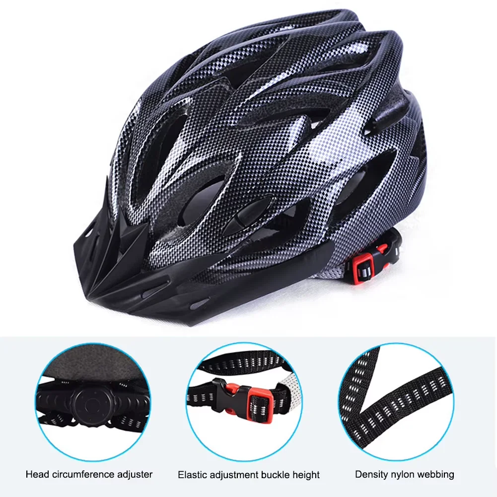 Cycling Helmet Comfort Lining Lightweight Hollow Men Women Adjustable Riding Safety Head Protection Bike Bicycle MTB Helmet New