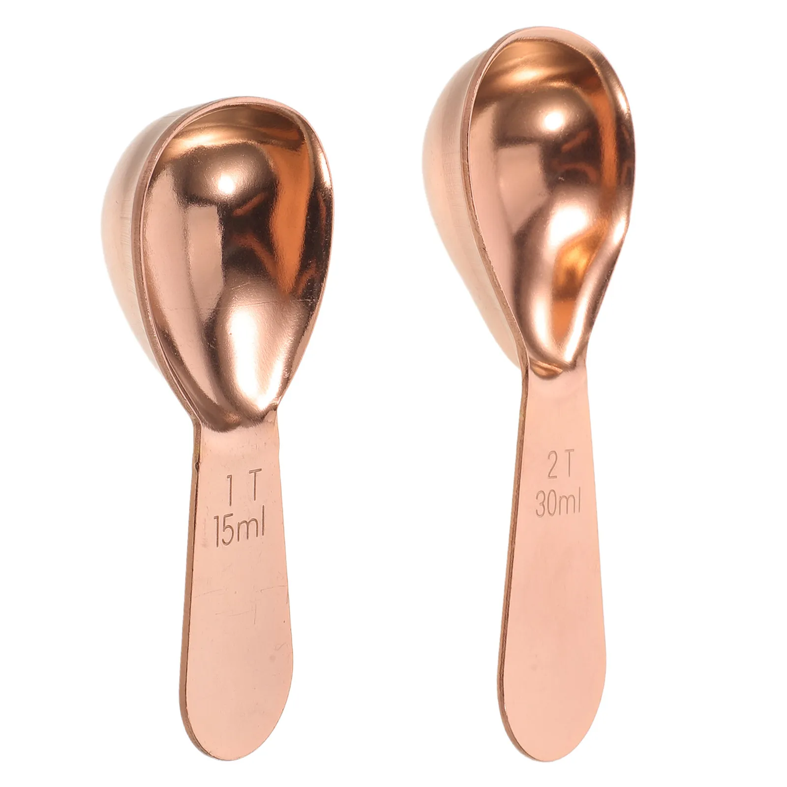 

2Pcs Coffee Measuring Scoop Stainless Steel Short Handle Ergonomic Design for Kitchen Cafe Home Coffee Bean Dosing Spoon