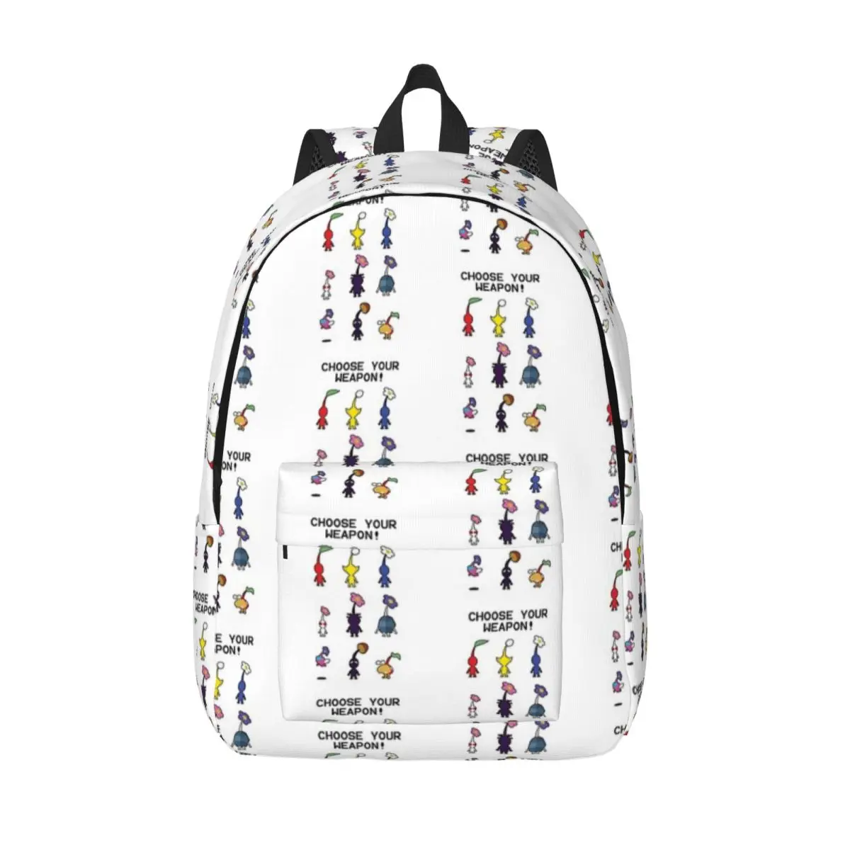 

Pikmin Student Backpack School Bag Hiking Travel Daypack for Boys Girls Bookbag Shoulder Bags