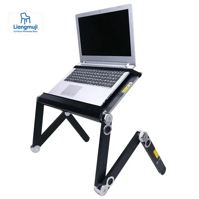 

Ленивая кровать, офисный компьютерный стол, складной подъемник, может лежать, плоская подставка для ноутбука из алюминиевого сплава, кровать, стол для ноутбука, учебный стол