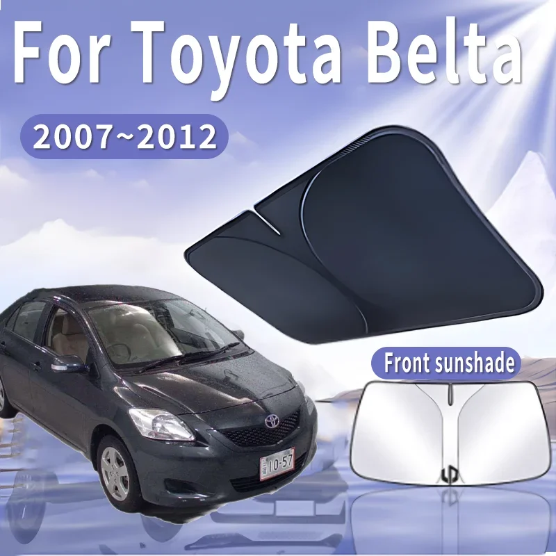 

Car Sun Visor For Toyota Belta Yaris sedan XP90 2007~2012 2008 Front Windshield Sunshade Heat Insulation Summer Auto Accessories