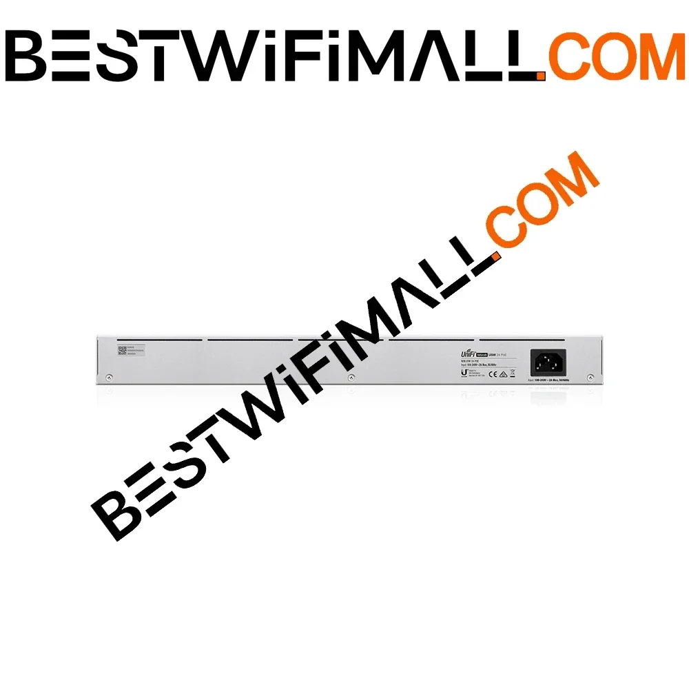 

Коммутатор UBIQUITI PoE USW-24-POE на 24 порта Layer 2 с безвентиляторной системой охлаждения, 2 порта SFP 1G, общая мощность PoE 95 Вт