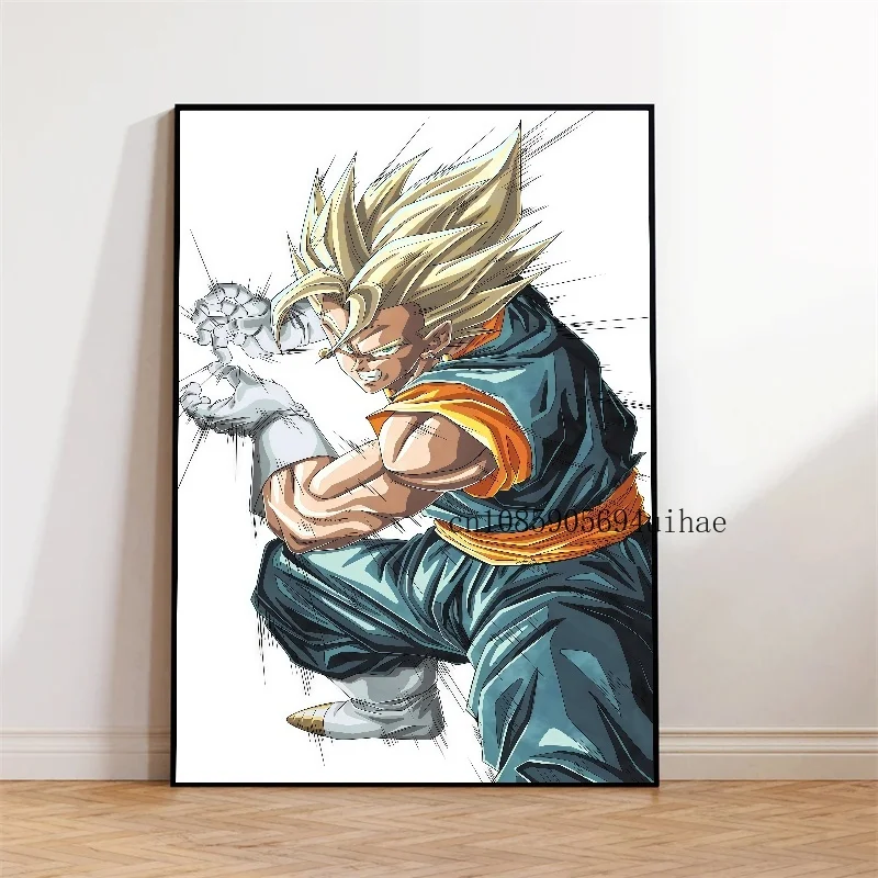 اليابان أنيمي لعبة دراغون بول سون جوكو شخصية كلاسيكية المشارك قماش الطباعة صورة معلقة الحديثة غرفة المعيشة ديكور السرير جدارية