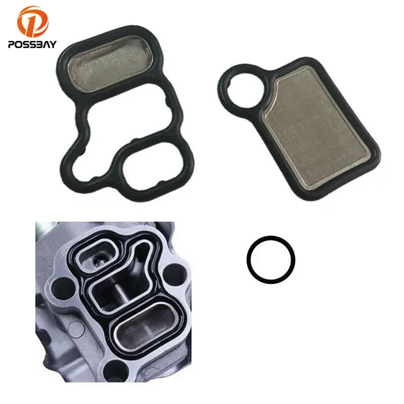 1 Set Car Spool Valve Screen Gasket Filter Assembly Oil Pressure Switch O Ring For Honda Accord 2003 2004 2005 2006 2007