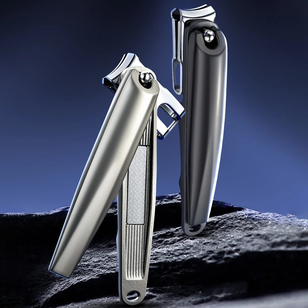 

1Pcs 360°Rotary Nail Clippers Large Opening Zinc Aluminum Alloy Nail Clippers Heavy Duty Toe Nail Clippers for Thick Nails