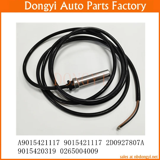 ABS Sensor Wheel Speed Sensor OE No. A9015421117 9015421117 2D0927807A 9015420319 0265004009