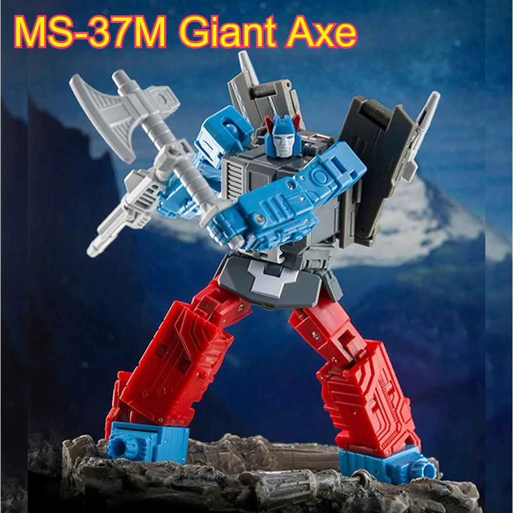 

Mechanic MS37M Giant Axe Broadside - Mirror Color, Triple-Changer Micro-Scale Mecha Transformable Toy