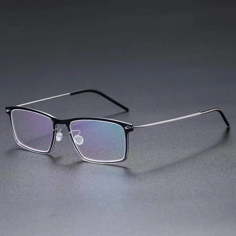 Jian Dan Linde Ultra-thin Ultra-light Fashion Lightweight Glasses Frame 6544 Transparent Box Box Myopia Blue Flat Mirror.