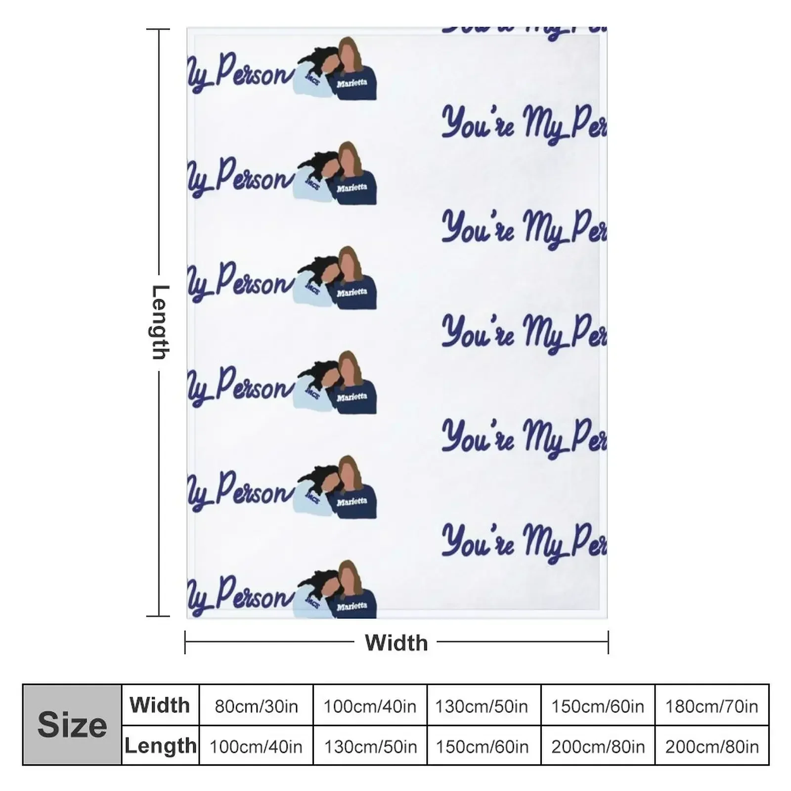You’re my person Throw Blanket Tourist for babies Summer Designers Plaid on the sofa Sofas Blankets