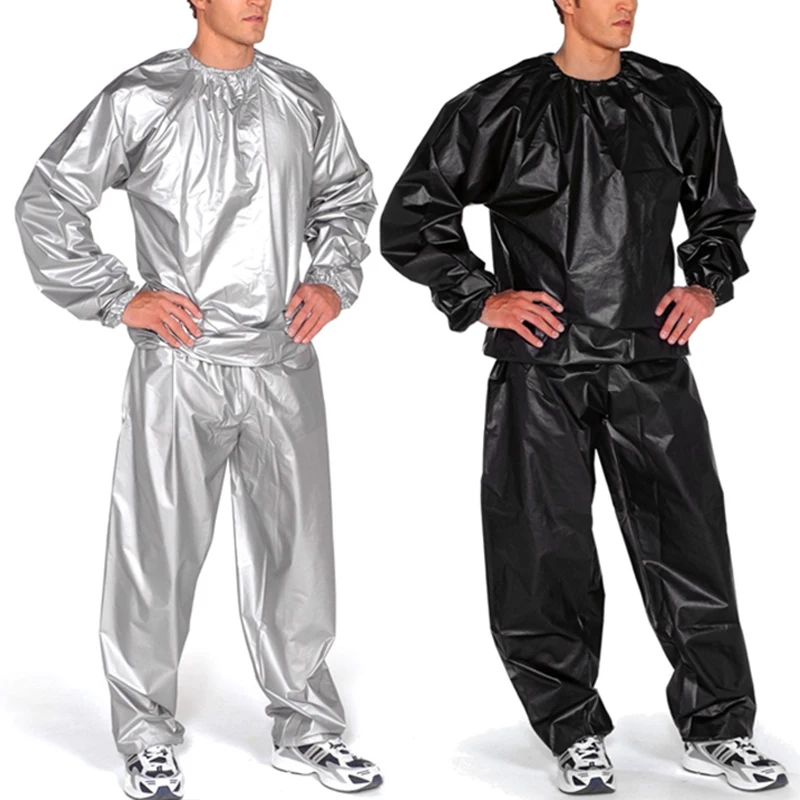 New Heavy Duty Sauna Sweat Suit Exercise Gym Suit Fitness Weight Loss Anti-Rip For Sauna Fitness Gym Weight Loss Heavy Duty