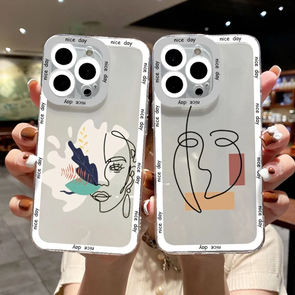 Mode Vintage Mädchen Kunst Handy hülle für Samsung Galaxy S20 S20FE S21 S21FE S22 S23 S23FE S24 plus