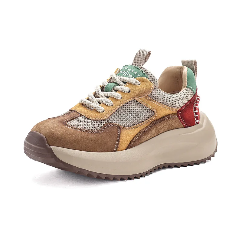 

4 см замшевые туфли из коровьей кожи с воздушной сеткой, резиновые родные туфли, женские вулканизированные туфли на плоской подошве с мягкой подошвой, лоферы, этнические мокасины, удобные