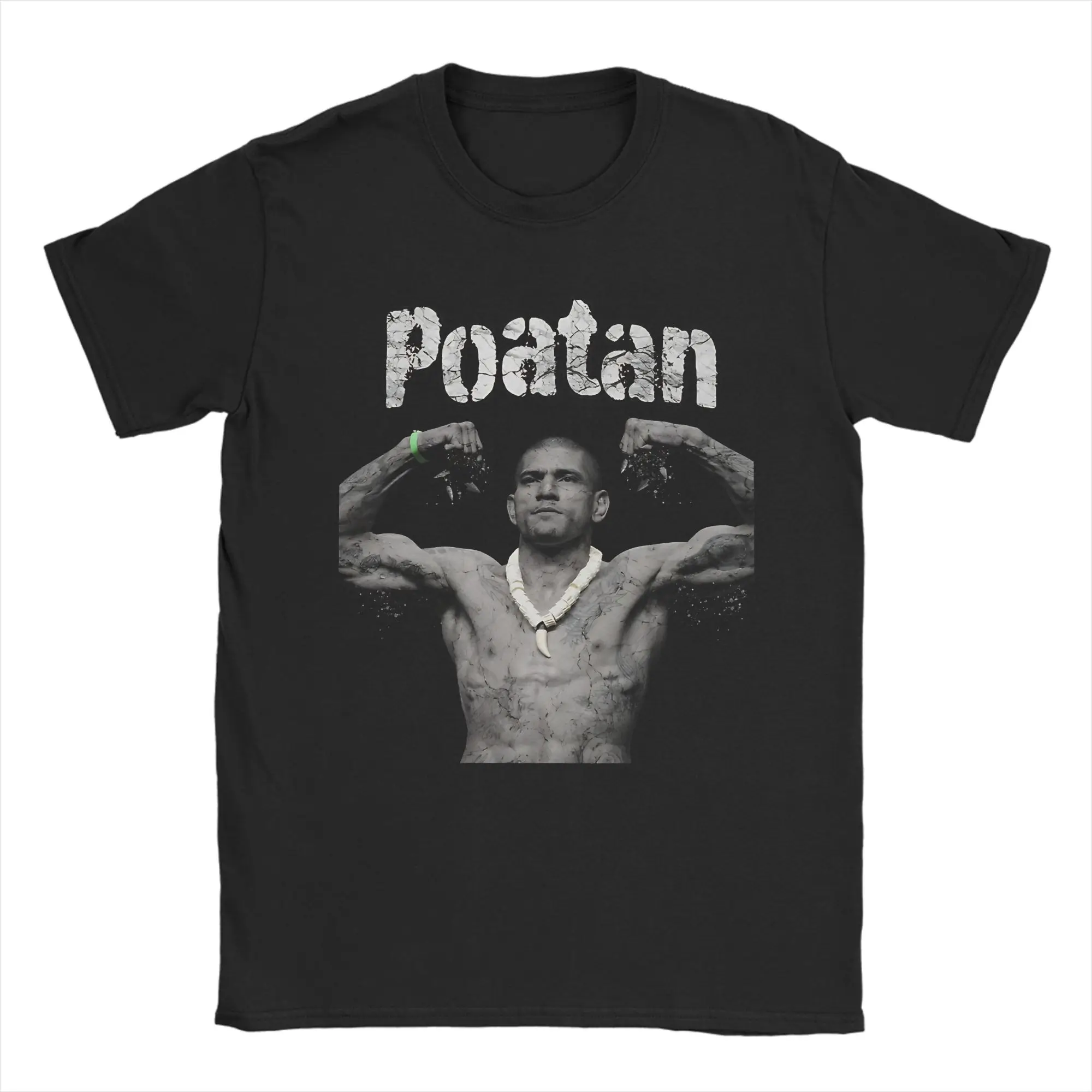 Alex Poatan Pereira     T Shirts for Men Pure Cotton Crazy T-Shirts Crewneck  Tee Shirt Short Sleeve Clothes Gift Idea