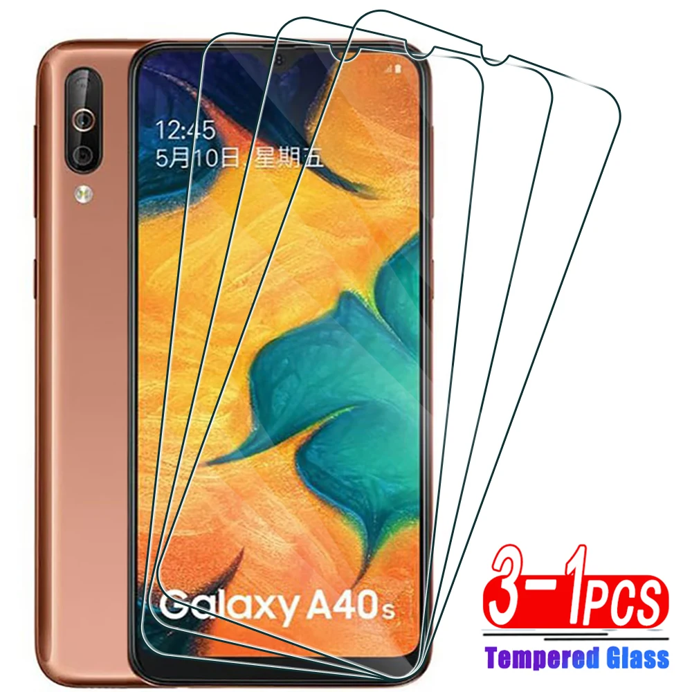 3-1Pcs Full Cover Tempered Glass For Samsung Galaxy A10 A20 A30 A50 A80 A90 Screen Protector For Samsung A21 A31 A41 A51 A81 A91