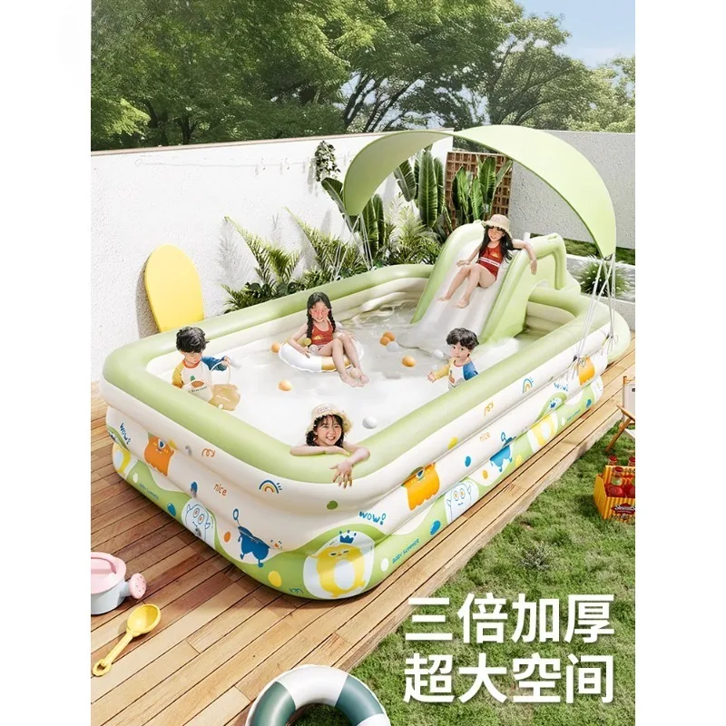 

Inflatable swimming pool household thickened baby baby large inflatable pool children family adult play pool