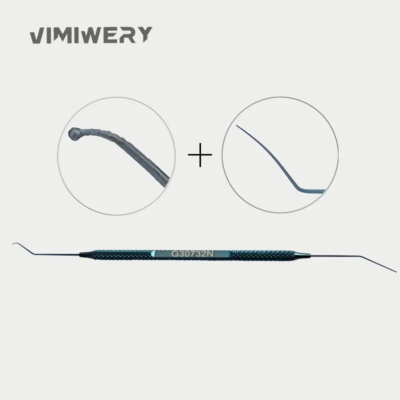 Verges Chopper with Repositor Titanium Ophthalmic Surgical Instrument