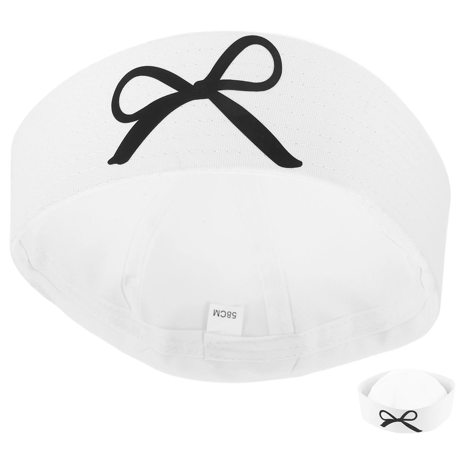 

1pc Sailor Hat Bowknot Cap Nautical Female Decorative Party Costume Cosplay Fashion Accessories Outdoor Sports Navy Beret