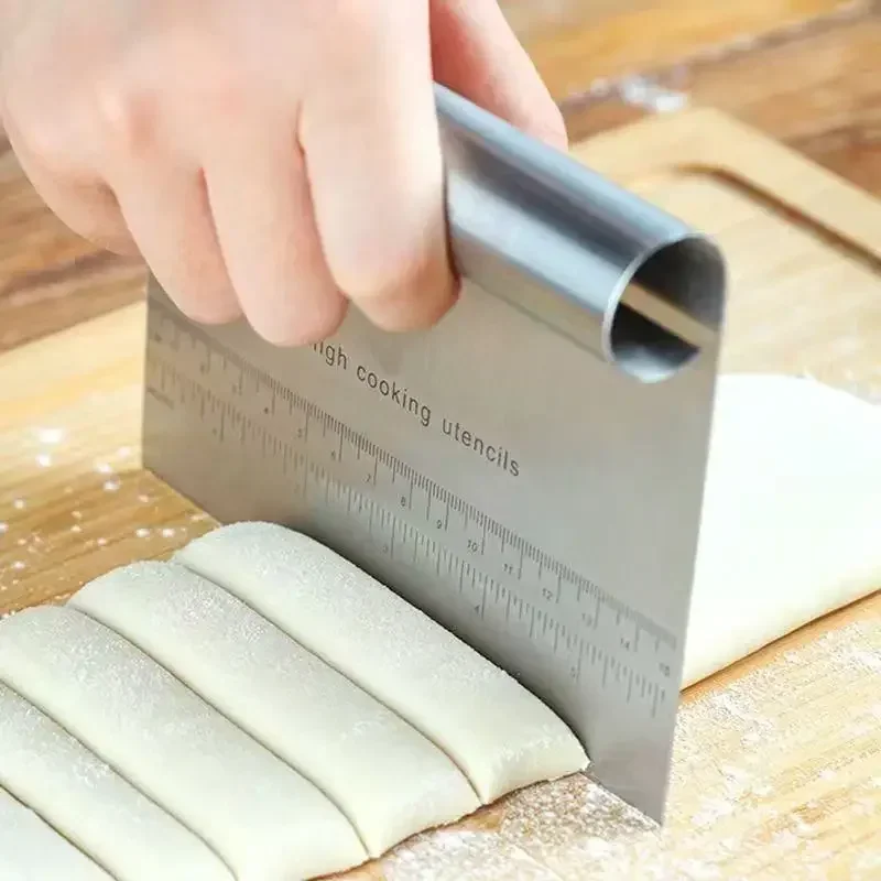 Stainless Steel Pizza Cutter Scraper 1