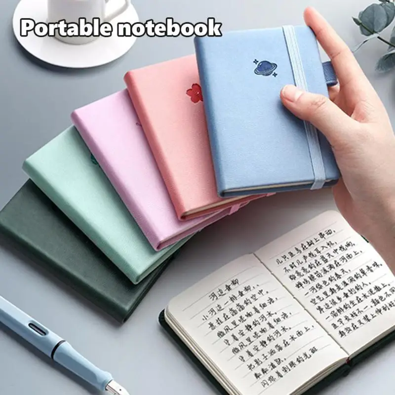 1Pcs A6/A7 Mini Notebook Portable Pocket Notepad Diary Planner Agenda Memo Office School Stationery