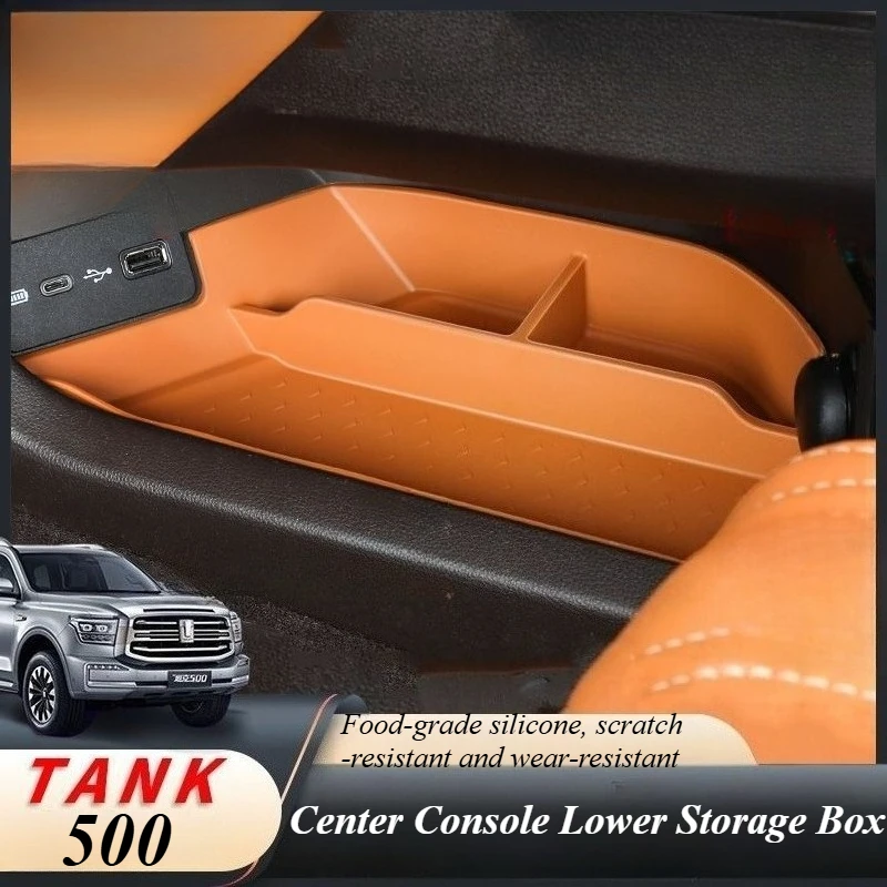 

Ящик для хранения на центральной консоли автомобиля для Great Wall Tank 500, модифицированный ящик для хранения на центральной консоли, аксессуары для салона автомобиля