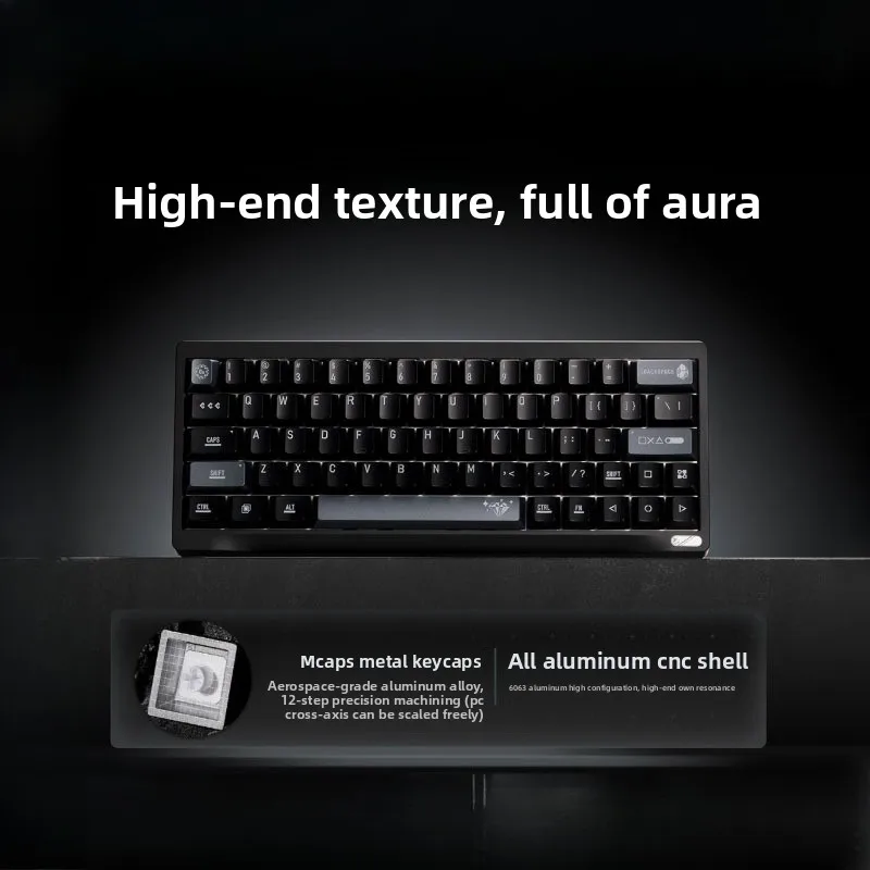 Teclado Gamer NDNH SF60 com Interruptor Magnético com Fio, RGB, Latência Ultra Baixa de 0.008ms, Retorno 8K, APEX CF FPS