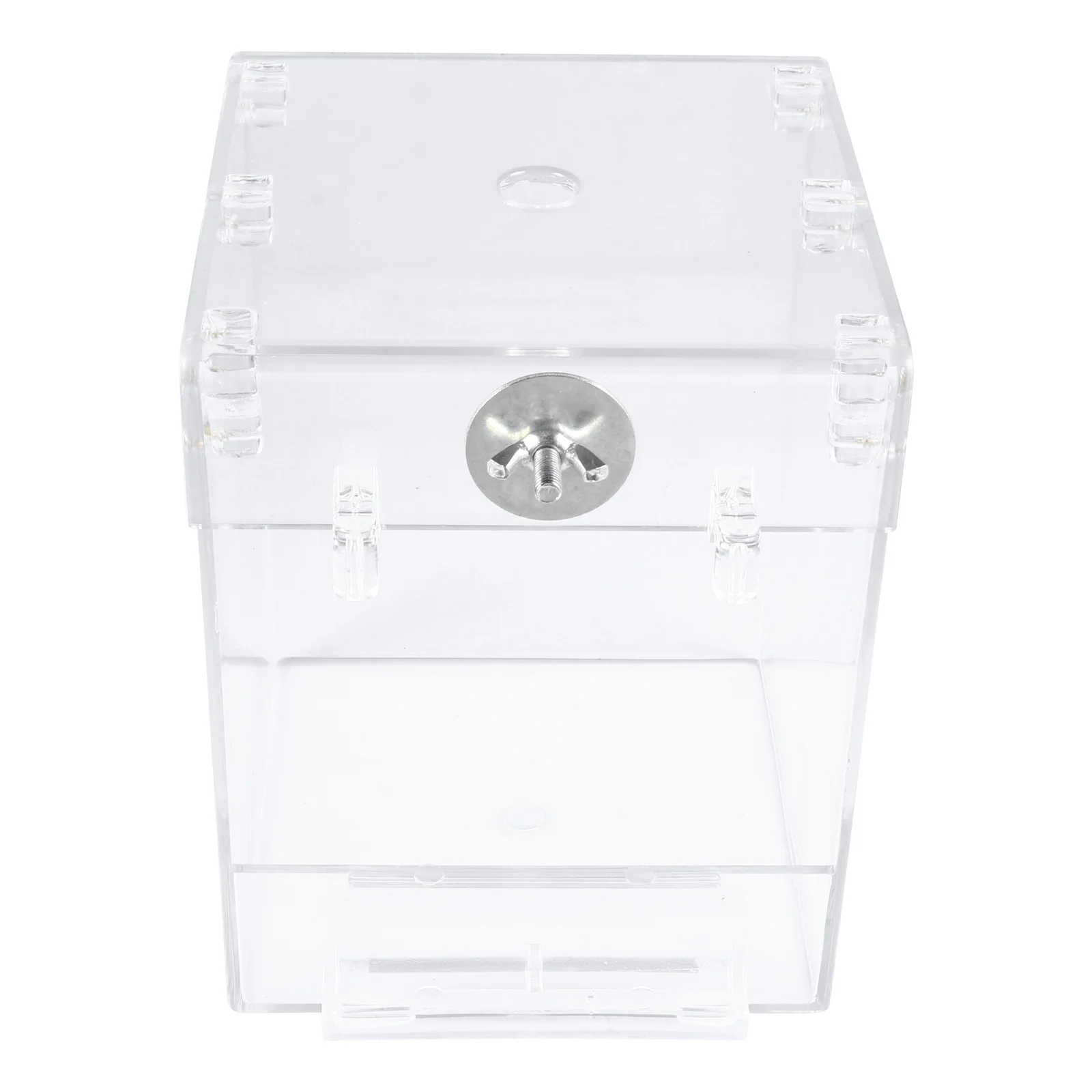 

1Pcs Bird Bath Basin Thickened Transparent Acrylic Hanging Shower Tub for Small Birds Parrot Sparrow Cleaning Bathing Tub Pet