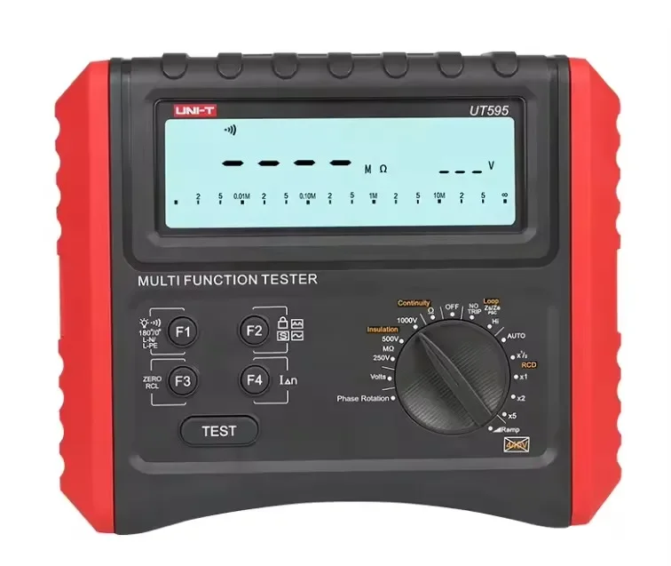UT595 Phase Sequence Measuring instrument Low resistance continuity tester Electrical safety comprehensive tester