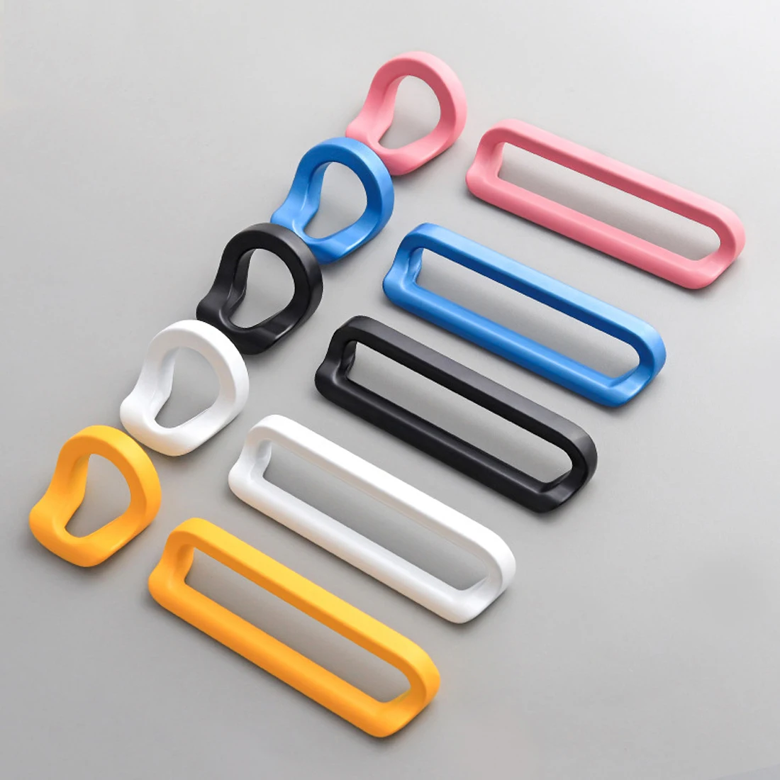 Multicolor Zinc Alloy Furniture Cabinet Door Handles Drawer Knobs Cupboard Wardrobe Door Pulls Furniture Hardware