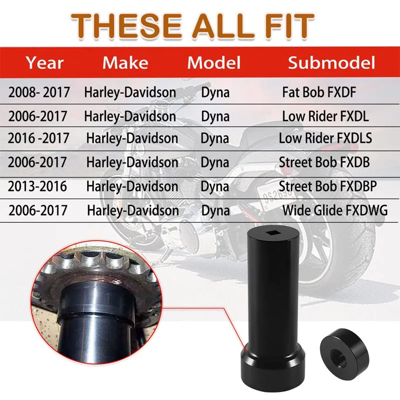 2-1/4 "Mainshaft koło pasowe klucz nakrętka zabezpieczająca wał główny gniazdo narzędzie do 2006 Up Harley Davidson bliźniacza kamera, Dyna, Electra więcej — zdjęcie 6