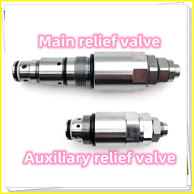 

31N6-17410 31N6-17400 Main Valve and 31N8-17430 Auxiliary Valve For R215-7 Hyundai Excavator Relief Valve Hydrualic Parts