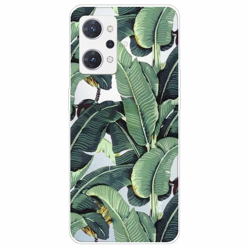 For Oppo Reno 7A 9A Case Transparent Soft TPU Silicon Phone Cover For Oppo Reno7 A Reno9 A Reno9A CPH2353 Clear Flowers New Capa