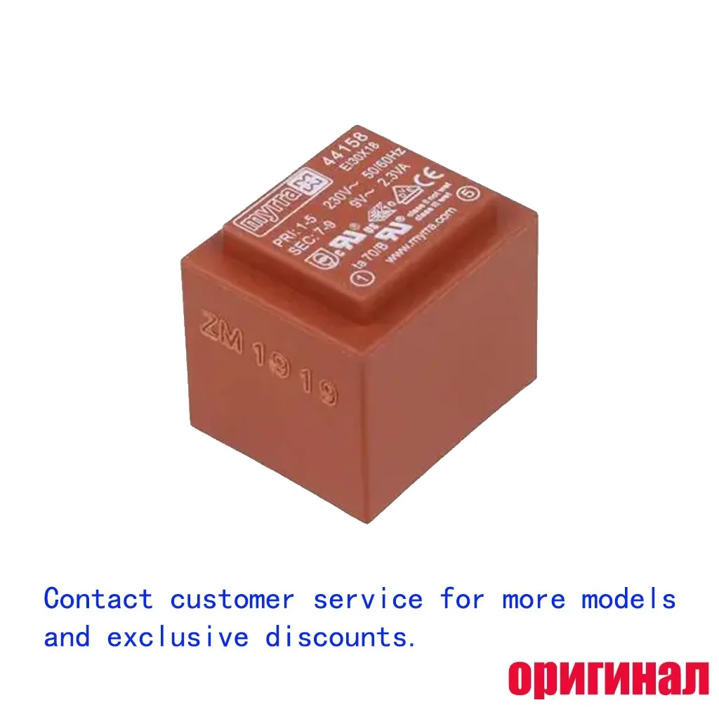 Original MYRRA 44158 Isolated PCB Transformer, 2.3VA, 230V AC‑9V AC EI30×18