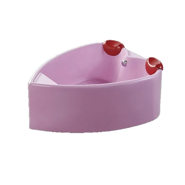 

Acrylic heart-shaped bathtub surfing massage pink gold red double heart-shaped bath large pool constant temperature heating