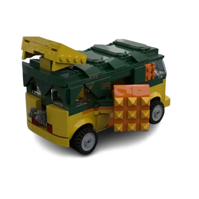 Spot Small Particle Assembled Building Blocks MOC-124936 442pcs Car Construction Toy Stereoscopic Model Gift Puzzle Ornament