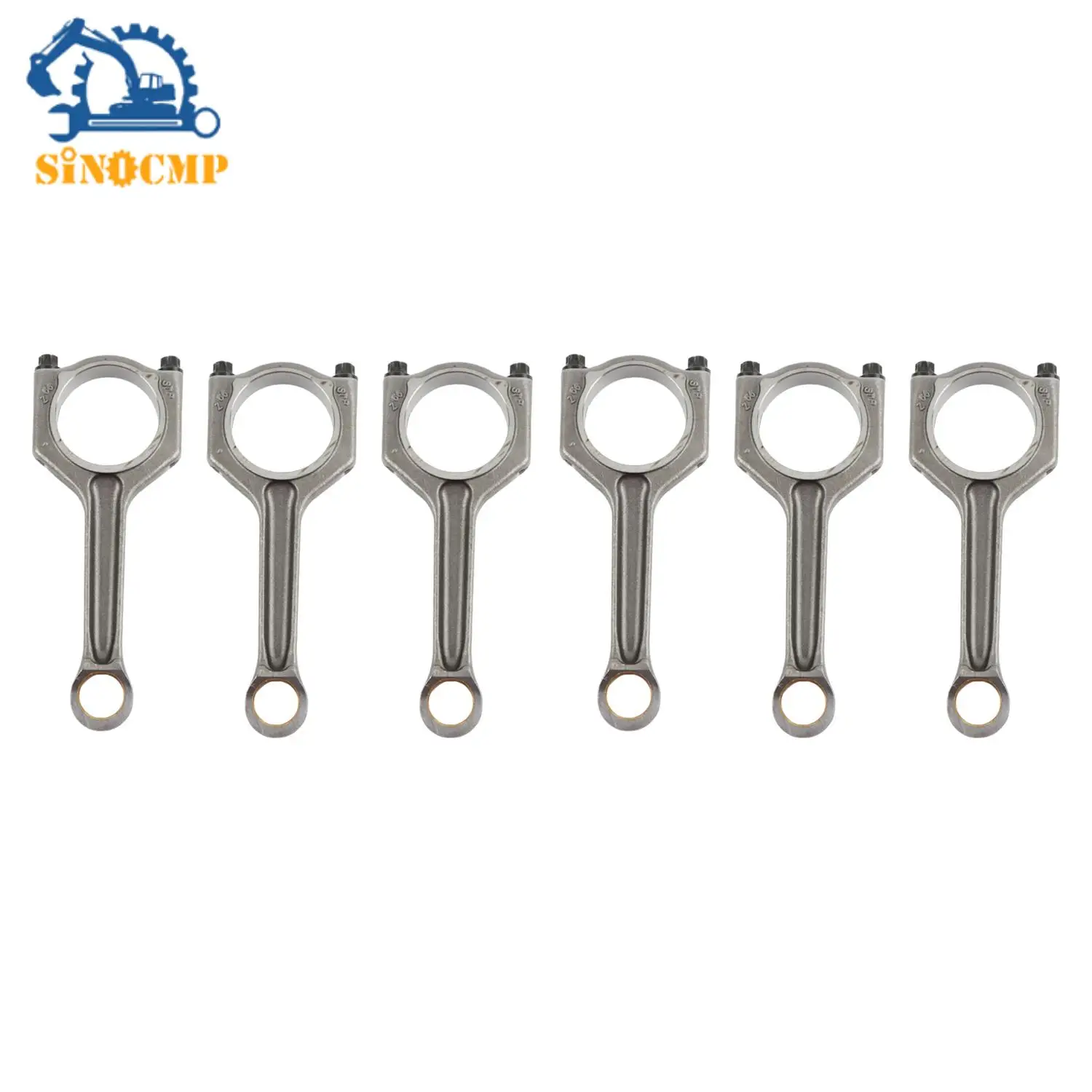 

6 шт. шатун 11247624615 для BMW F30 F10 35i 40i M2 M3 M4 3.0L Turbo L6 N55 S55 Шатун двигателя Внешние детали автомобиля