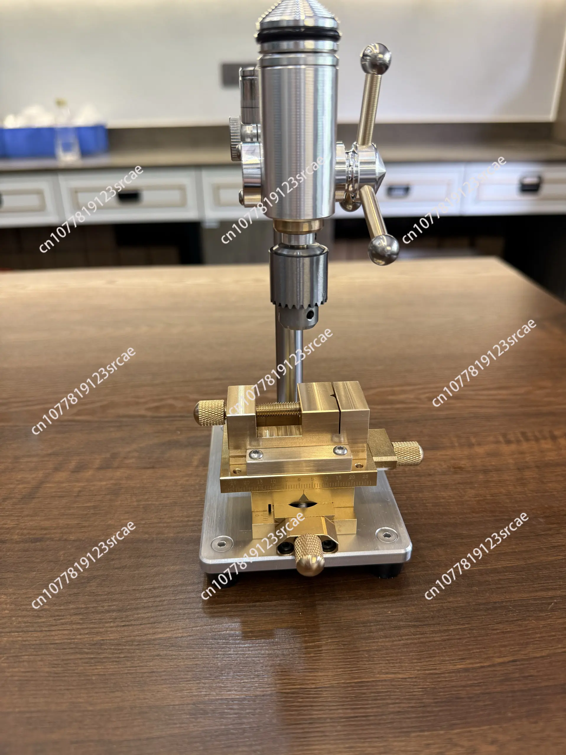 XY Axis Dovetail Guide Miniature Positioning Stage Adjustable Micro Cross Slide Vise For Precision Instrument Testing - view 3