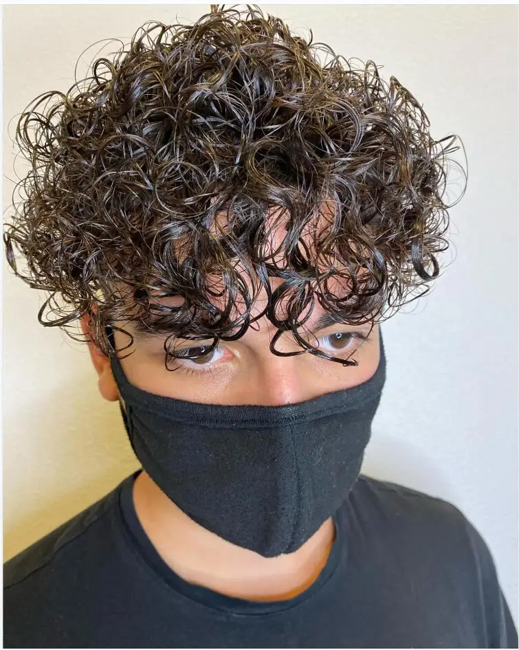 0.06 مللي متر خط الشعر الطبيعي الفائق 26 مللي متر مجعد BlondeMens الشعر المستعار دائم غير مرئية رقيقة الجلد 100% الأوروبي الشعر البشري Vloop الاصطناعية