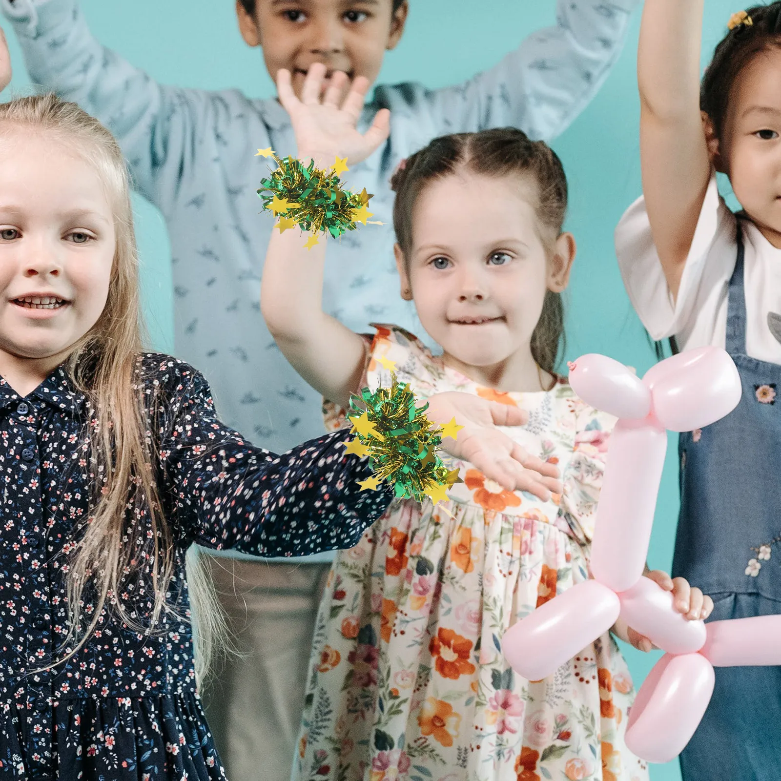 Рисунок 5 - детские цветы, яркие помпоны