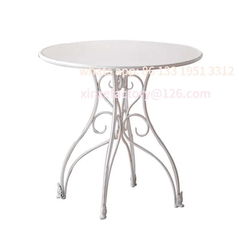 

courtyard tables and chairs balcony wrought iron old coffee table afternoon tea creative small round table back chair