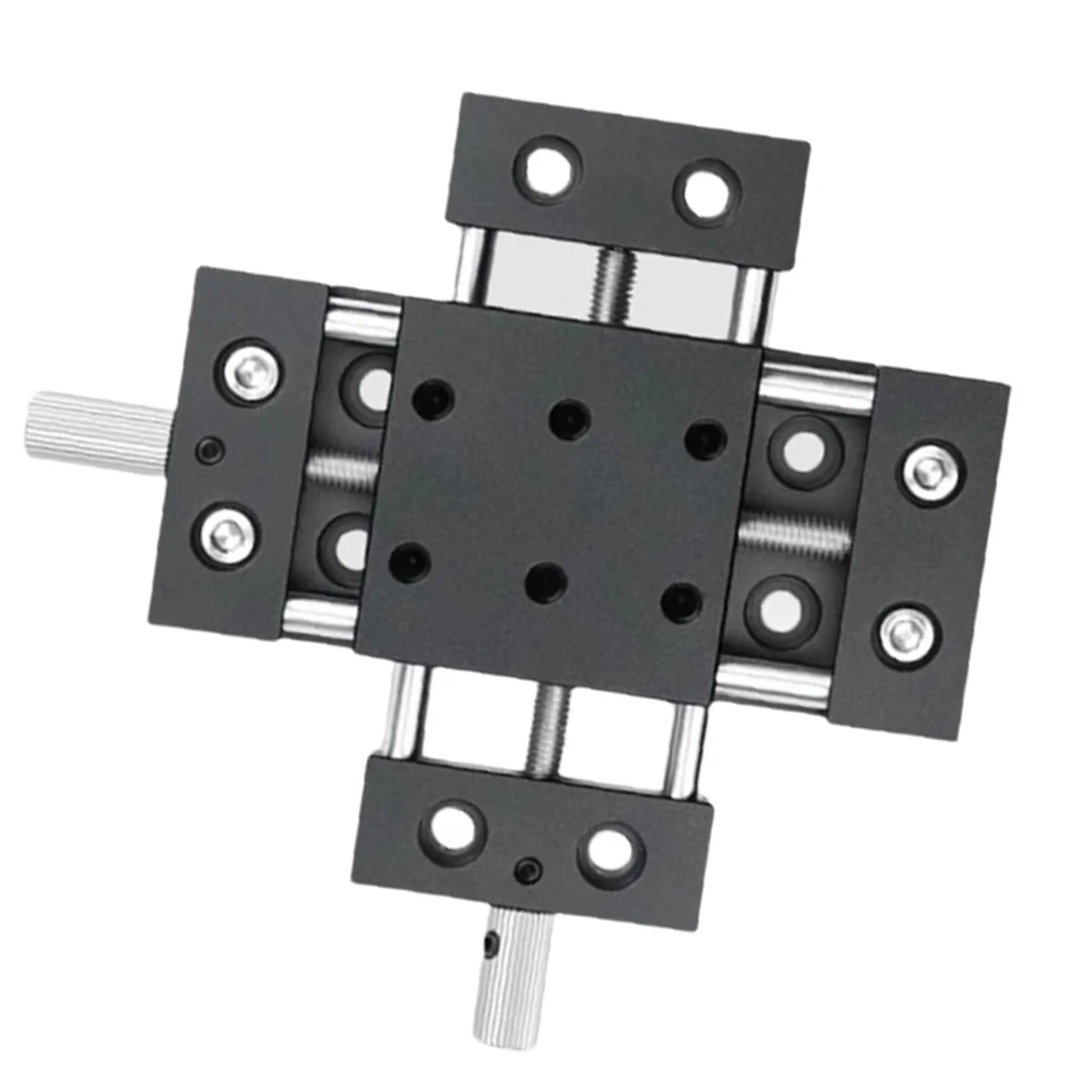 A002 XY Heavy Linear Optical Guide Rod Screw Adjustment Table Small Manual Fine-Tuning Slide DXY40-20